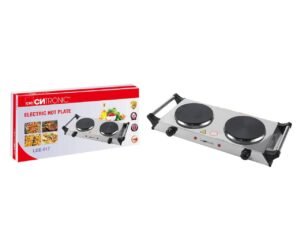 cntronic hotplate double cooker with handles