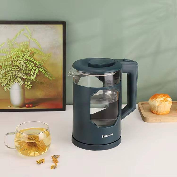 2l marado glass kettle